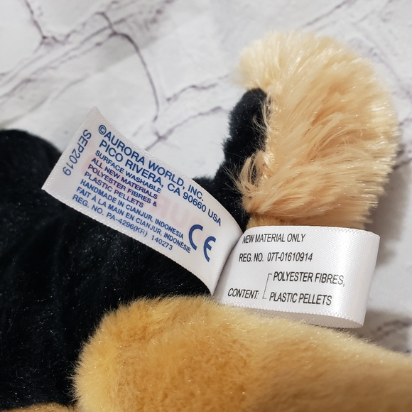 ๐SOLD๐ Aurora Flopsie Bismarck German Shepherd Plush 9-inch Stuffed Toy 2019 - Picture 6 of 7